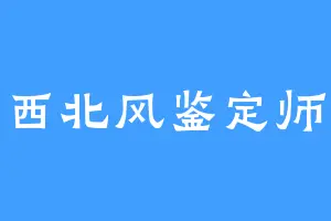 西北风鉴定师