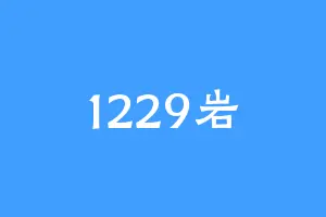 1229岩