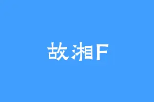 故湘F