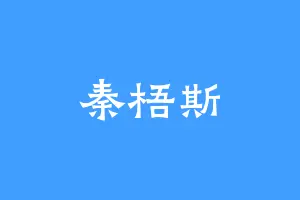 秦梧斯