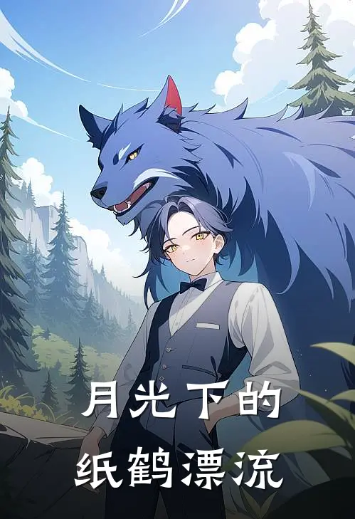 月光下的纸鹤漂流