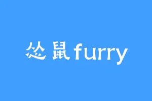 怂鼠furry