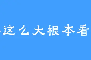 世界这么大根本看不完