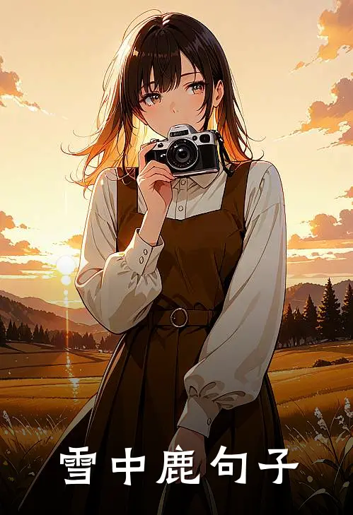 雪中鹿句子