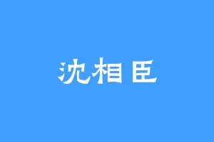 沈相臣