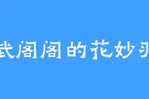 武阁阁的花妙羽