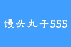 馒头丸子555