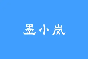 墨小岚